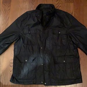 Coach water resistant commuter coat.